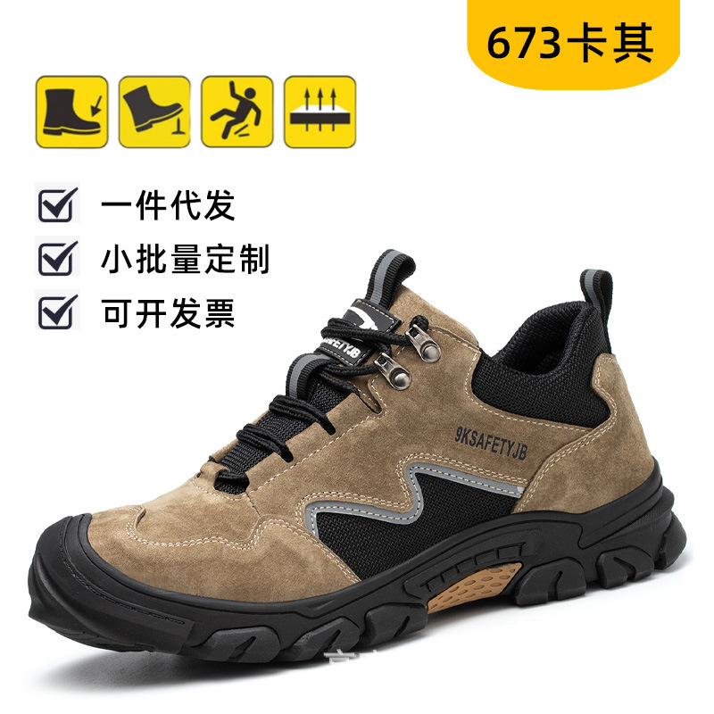 Zapatos de Seguridad para Hombre – Anti-Aplastamiento, Anti-Punción, Transpirables y Duraderos