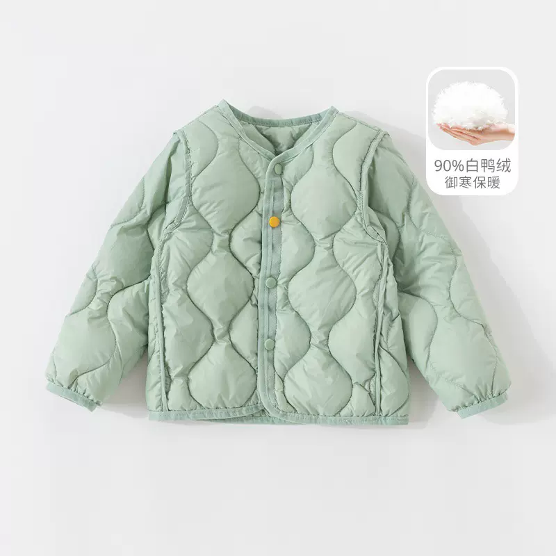 宝宝羽绒服秋冬款男女宝宝羽绒内胆小童内搭保暖上衣宝宝衣服冬装