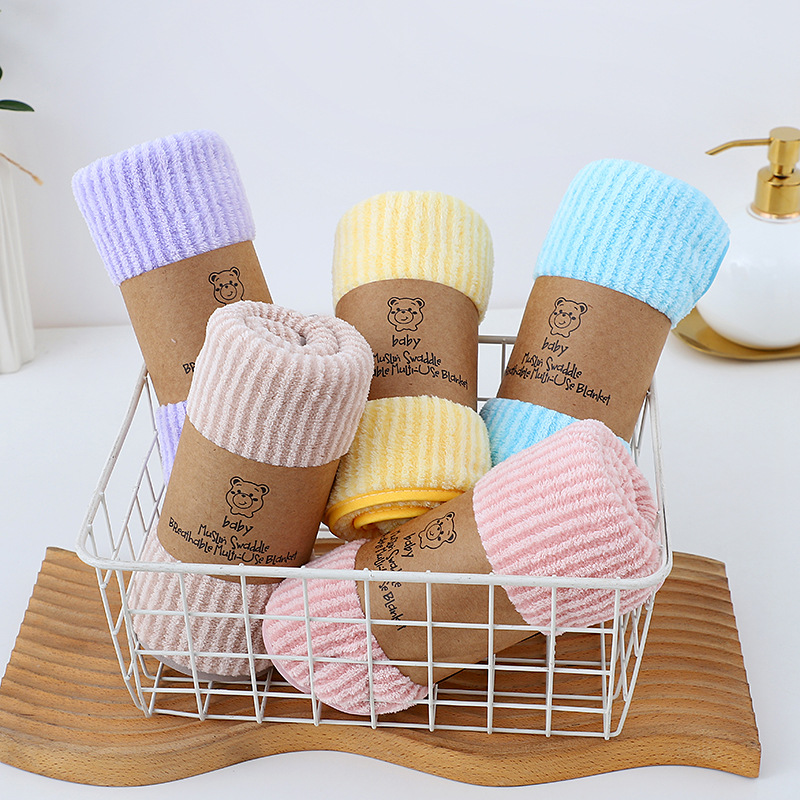 coral towel