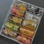 美甲指甲日系复古网丝