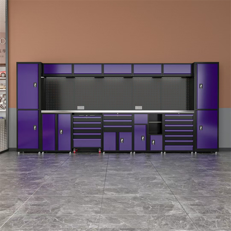 Gabinete de Herramientas Estación de Trabajo de Acero Móvil Pesado para Taller Mecánico image 4