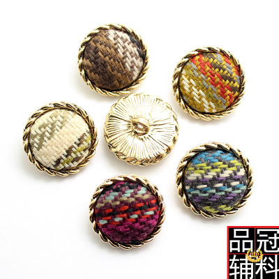 Twist Metal Cloth bag Button Tall goods in stock lady Fur overcoat suit button Multiple 18-25mm