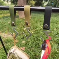 Наружная лента из нержавеющей стали подвесная Пряжка альпинистский крюк кемпинг Нержавеющая сталь простой металлический портативный скрытый крючок с пряжкой