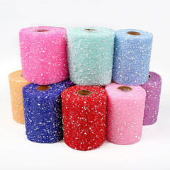15CM Snowflake Mesh Screen Snowflake Mesh Flower Wrapping Paper Rose Flower Wrapping Material DIY Mesh Screen