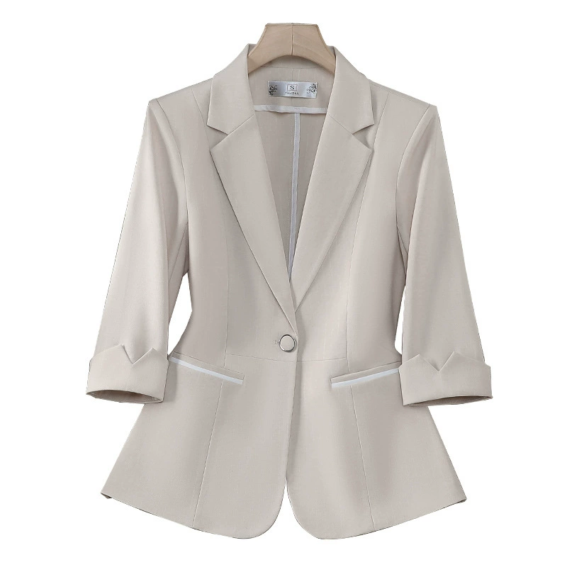 Autumn classic suit jacket for work, bright catchy style