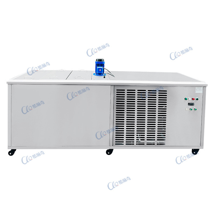 Industrial salt water type small ice maker all stainless steel mold vegetable seafood transportation frozen ice making