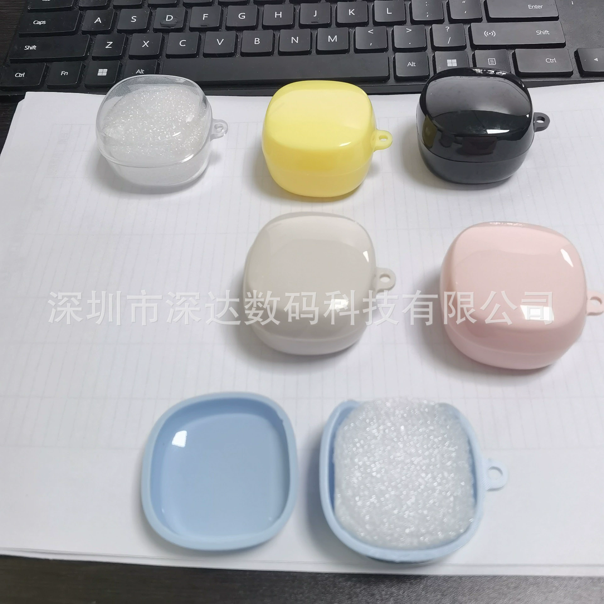 Совместимые наушники, белый защитный чехол, bluetooth, E17, E19