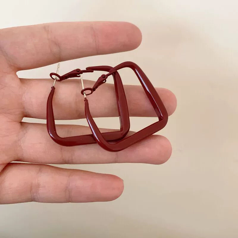Silver 925 Earrings — Light Luxury Hoops & Drops, High-Quality Sterling, Multiple Sizes