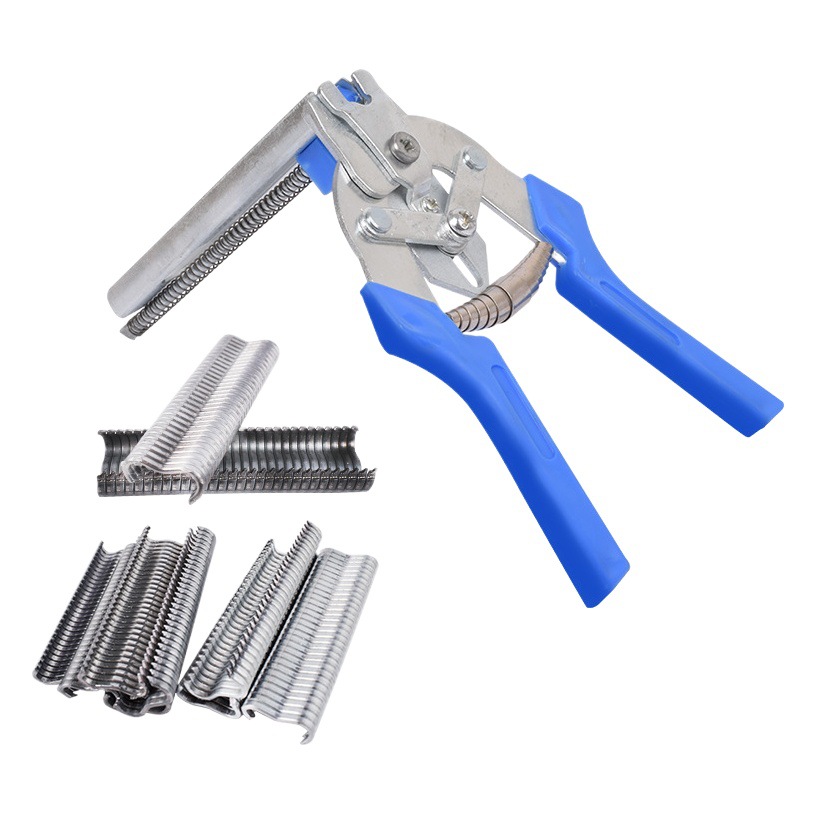 Boutique transfronteriza abrazadera de jaula tipo M anillo de hebilla de uñas jaula de pollo conejo paloma jaula conjunto de piezas de Unión jaula abrazadera hebilla abrazadera de jaula M abrazadera de uñas