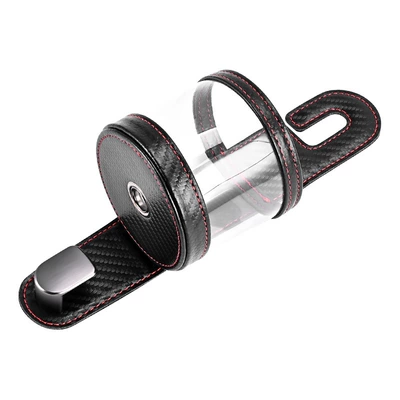 Car Hook Car Seat: Car cup holder/beverage holder - regular-carbon-fiber-single
