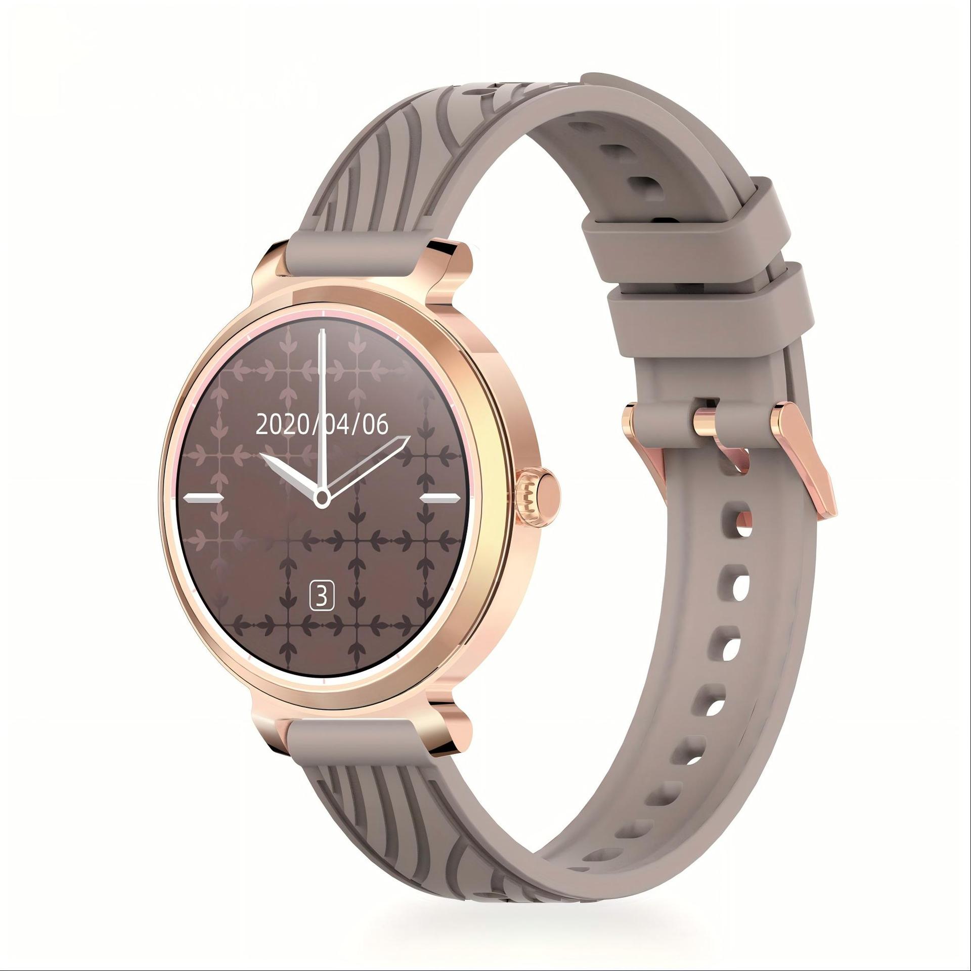Smartwatch feminino com chamadas bluetooth e rastreador fit_voghion.com