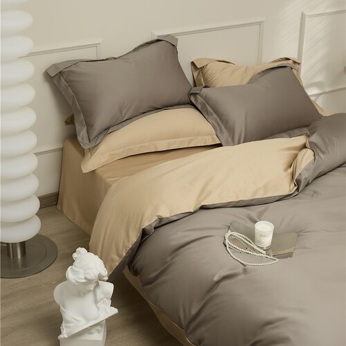 100-count Xinjiang long-staple cotton pure cotton four-piece set pure cotton light luxury bedding sheets fitted sheet quilt cover bed three-piece set