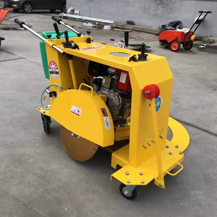 手推式窖井式切圆机   城市道路施工路面切割机    混凝土路面割