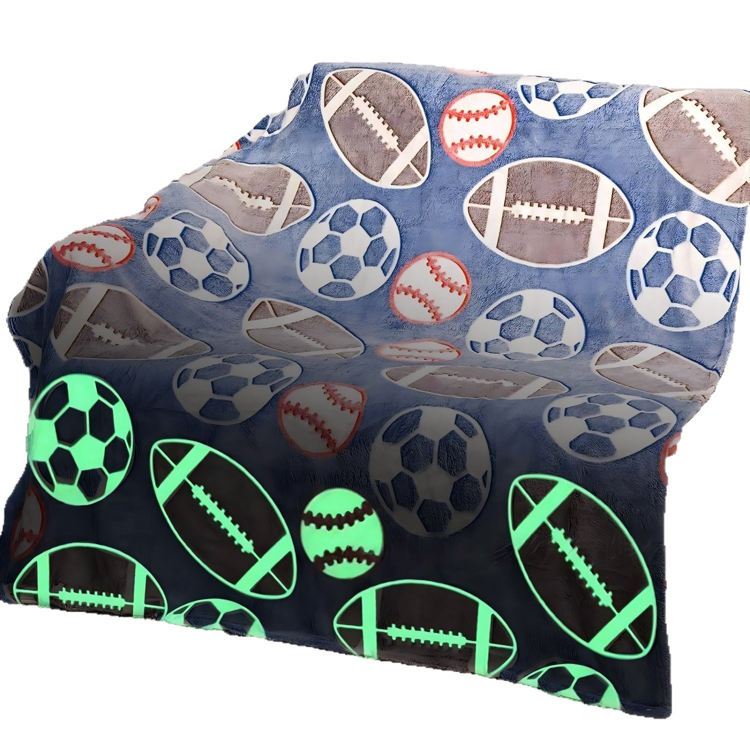 Flannel children's football duvet for kindergarten, (Cross-border trading), Birthday gift