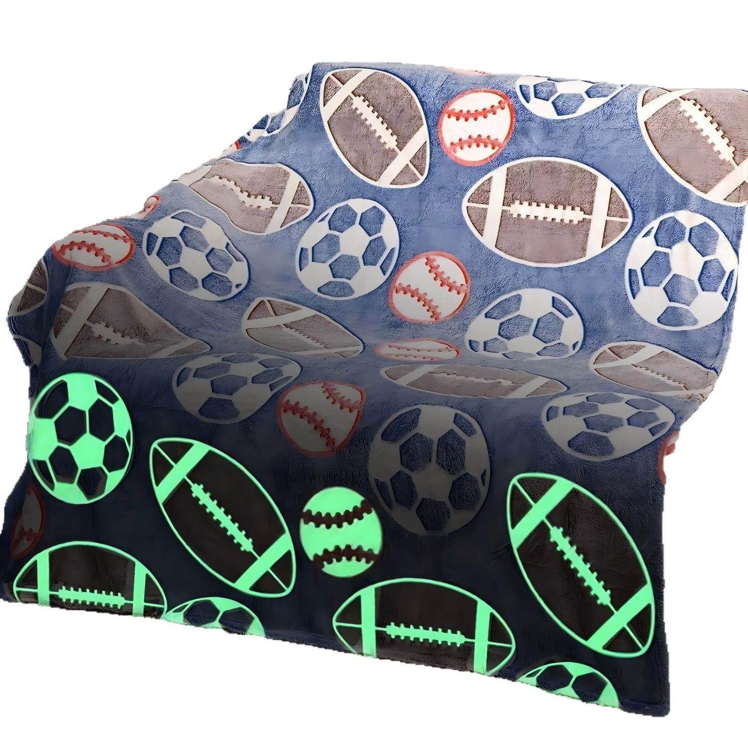 Flannel children's football duvet for kindergarten, (Cross-border trading), Birthday gift