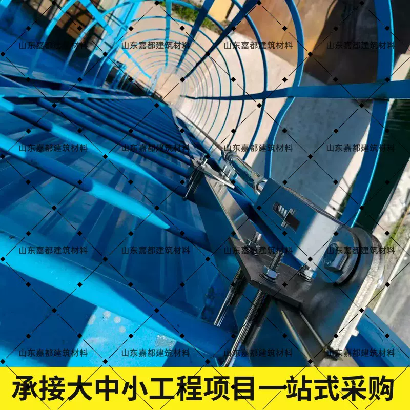 垂直爬梯生命线单边梯防坠落防护通讯塔 信号塔微波塔设备防坠器