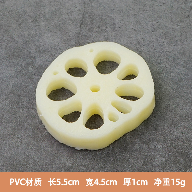 Simulación de material de olla caliente modelo de plato falso shiitake granos de maíz soja calamar kelp lotus piezas de tofu de bambú props