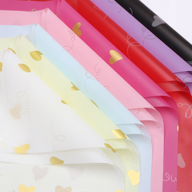 Huaxi enamorado de flores papel de embalaje impermeable Han Su niebla papel de regalo ramo de flores papel de embalaje de flores image 3