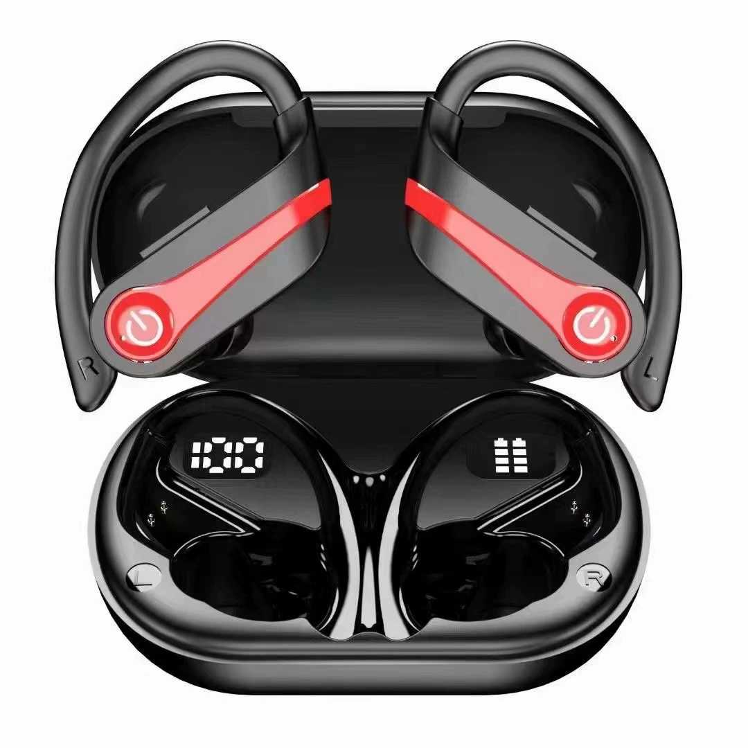 Популярная беспроводная Bluetooth-гарнитура AI-переводчик Q63, спортивная модель для бега с держателем за ухо, шумоподавлением и сверхдлительным временем работы аккумулятора