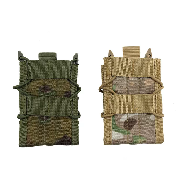 Outdoor magazine pouch, tactical rifle magazine pouch 97 5.56 quick-release holster, M4 elastic MOLLE waist bag, vest