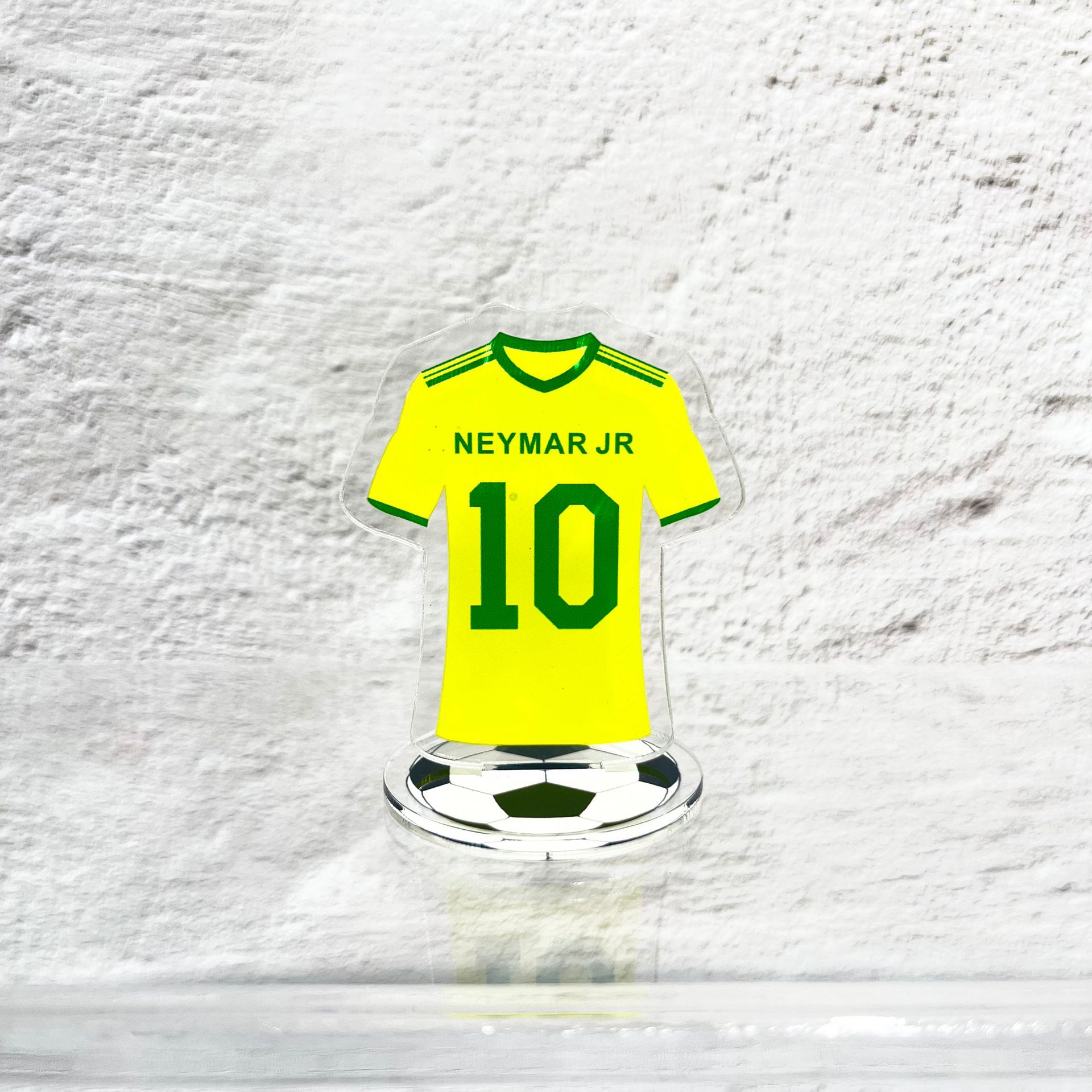C Ronaldo Neymar Messi Football Sports Star Jersey Stand Decoration Accessories Surrounding Acrylic