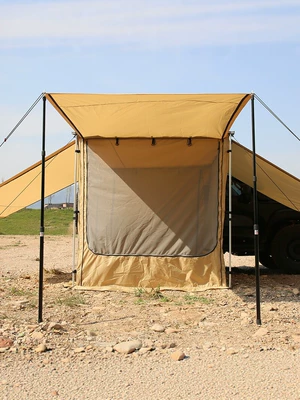 Outdoor Car-Mounted Tent, High-End Automatic Quick-Opening Tent, Aluminum Alloy Oxford Cloth Waterproof Camping Sunshade (Avtomobil dam çadırları)
