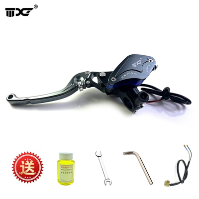 Other brake systems, Disc Brake Upper Pump Little Monkey - titanium-color-left-leaf-adjustable-upper-pump-comes-with-brake-oil-installation-package