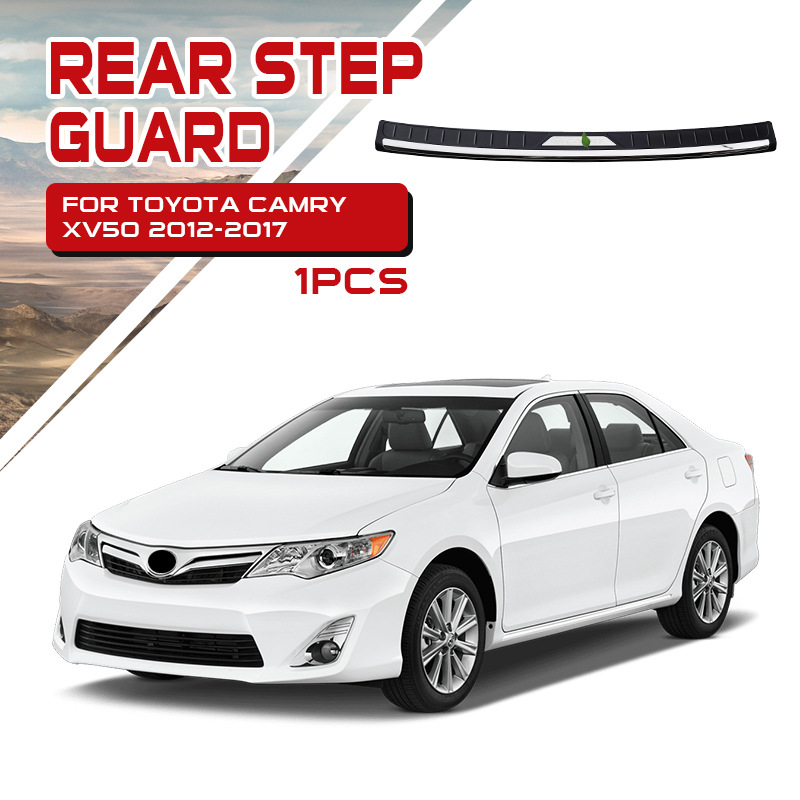 TXR es adecuado para la protección exterior original de Toyota Camry Camry, moldura de varilla trasera modificada, protección trasera del maletero