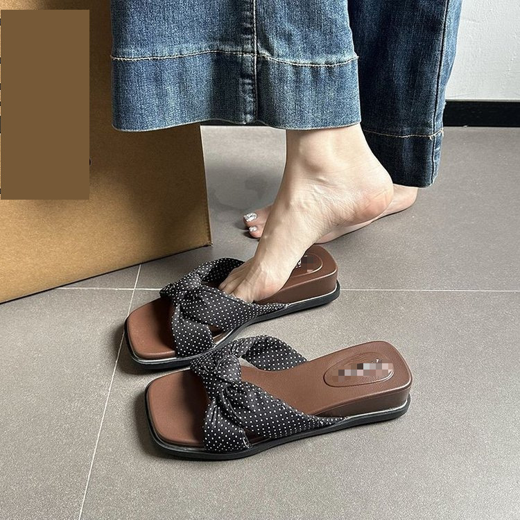 Zapatillas de arco de explosión de verano para mujeres 2026 nuevas zapatillas de playa casuales antideslizantes de mujer image 1