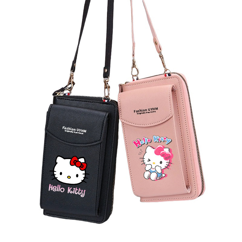 2025 Cross-Border New Crossbody Bag Little Girl Small Wallet Cat Pattern Small Bag Lightweight and Cute Cross-Border