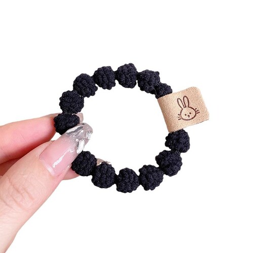 Simple and Elegant High-Elastic Rubber Band Seamless Hair Tie High Ponytail Hair Ribbon for Women Simple Bob Hair Cap