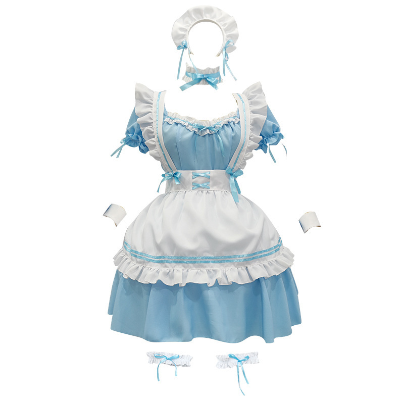 オリジナルの大きいサイズの日系メイド服の奇跡的な暖かいコスプレの制服lolitaロリータのワンピース|undefined