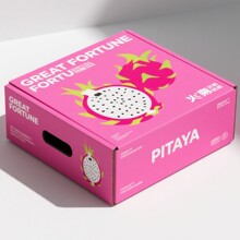 红心火龙果包装盒通用进口水果纸箱红心白心生鲜水果电商快递打包