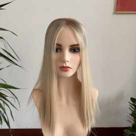 青岛工厂真人发发块HD8*8犹太发块女士假发