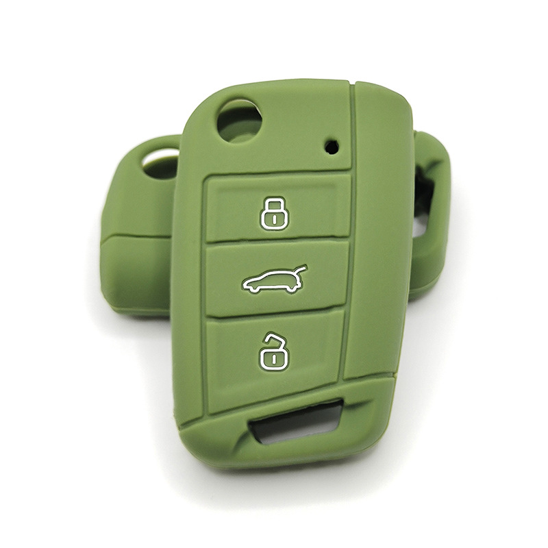 适用于新款大众朗逸凌渡高尔夫7探歌途岳途安途观L硅胶汽车钥匙套