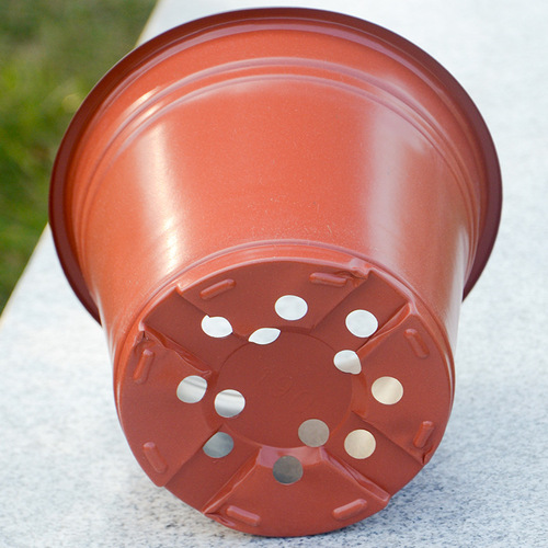 Factory direct sales two-color plastic flower pot PP two-color flower pot nursery pot nutrition bowl green plant gardening succulent pot