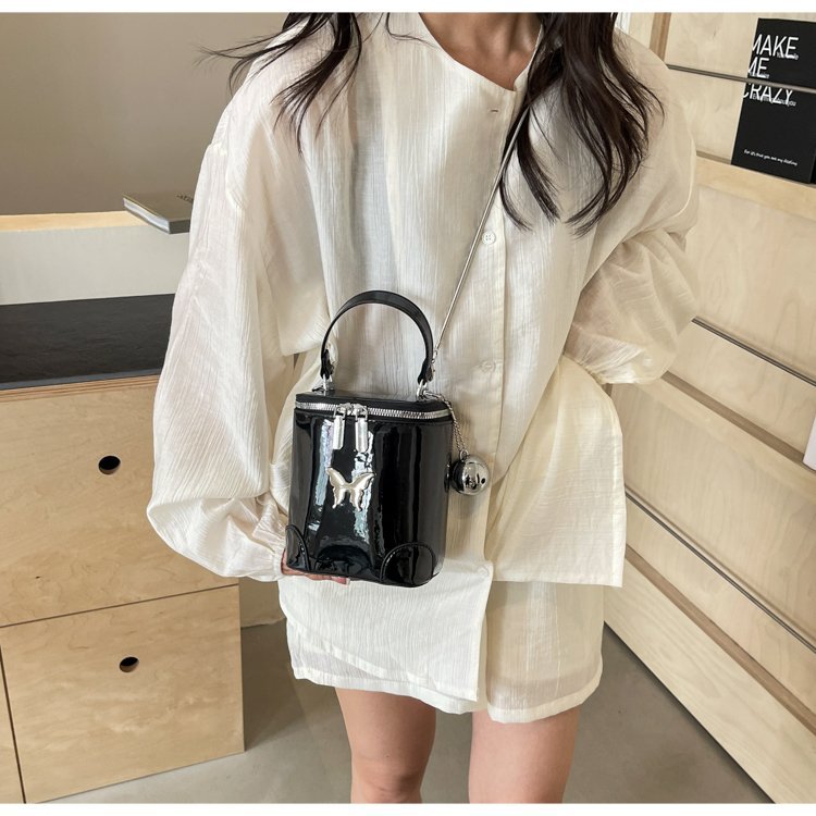 Exquisite fashionable handbag for women, new stylish high gloss solid color shoulder bag, high-quality and versatile_voghion.com