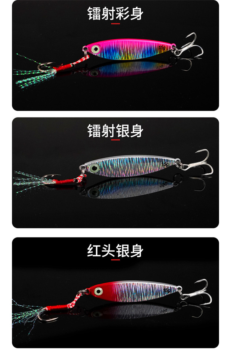 Sinking Jigging Spoon Lures Deep Diving Jigging Spoon Baits Fresh Water Bass Swimbait Tackle Gear