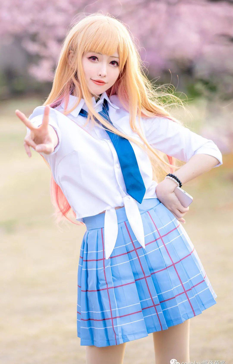 My Dress-Up Darling: Kitagawa Marin | Blue School JK Uniform Cosplay Costume Set