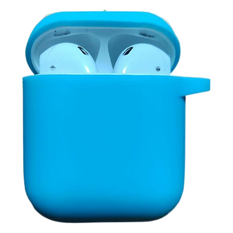 Подходит для чехла для наушников Apple AirPods 1/2 поколения с Bluetooth, встроенный силиконовый защитный чехол, сумка для наушников, толстый чехол для хранения.