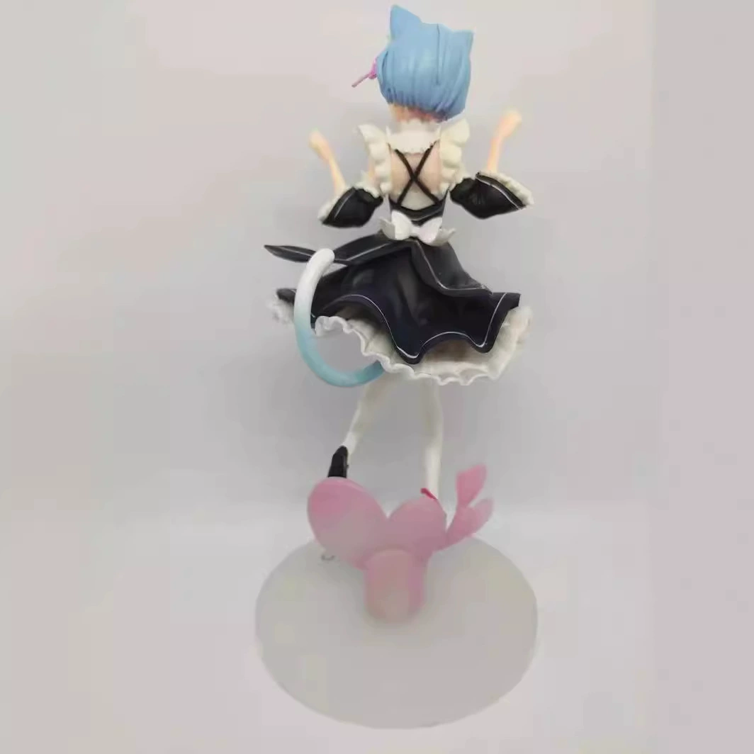Re:Zero Starting Life in Another World Котики уши Rem статуя модель кукла украшение коробочная фигура