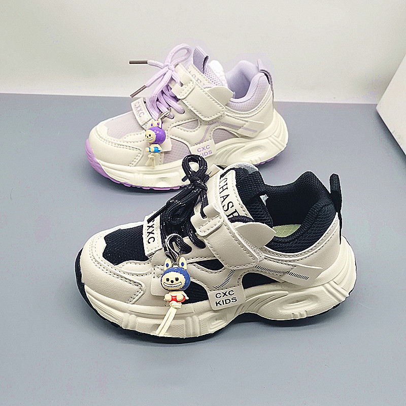 Little Duck Childhood Leather Shoes Size 28-33 2025 New Breathable Children's Shoes Dad Shoes Sneakers Men's Shoes