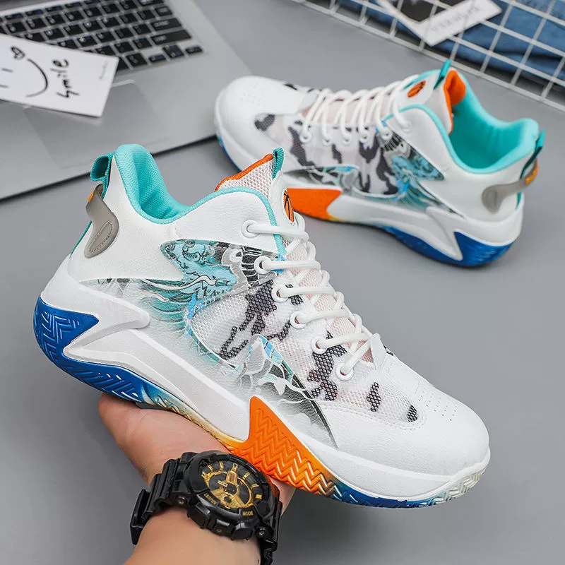 Мужские баскетбольные кроссовки увеличены на мягкой подошве