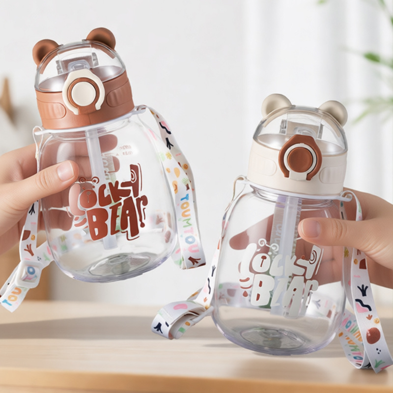 Taza de agua no se rompe niñas de alto valor facial de gran capacidad barril de barril de gran capacidad de alto valor facial de alta temperatura taza de estómago grande image 3