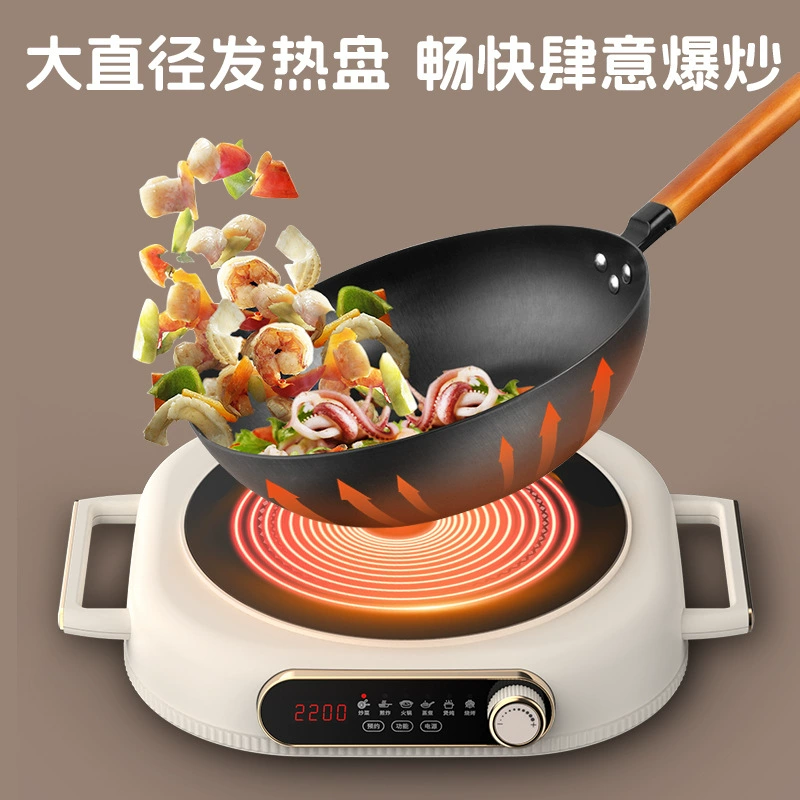 Cross-border apartment electric ceramic stove household 3500W high power non-pick pot electric tea stove light wave oven wholesale distribution factory