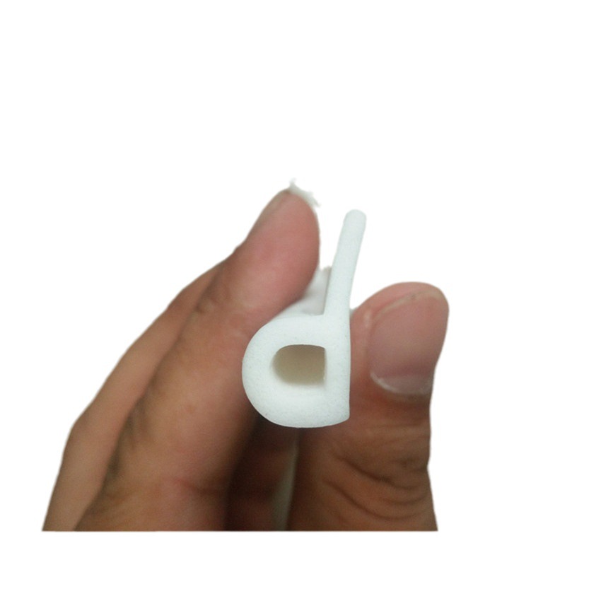 定防撞条 耐高温密封条 发泡硅胶密封条 烘箱门缝密封条