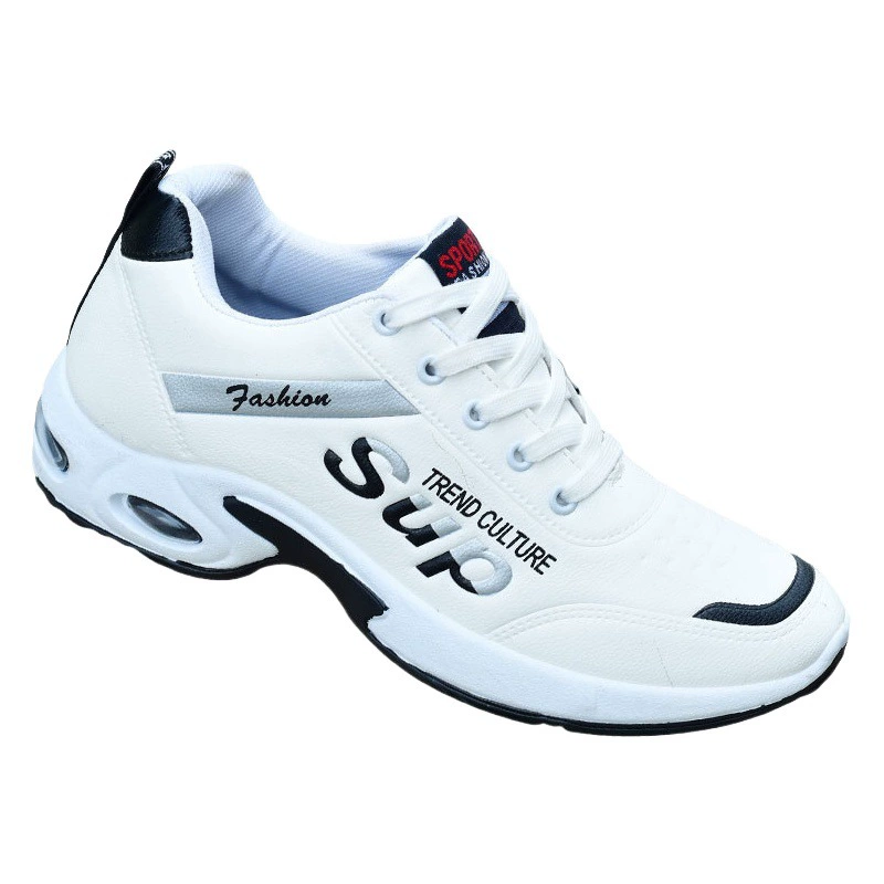 Осенние и зимние белые мужские кроссовки, повседневная спортивная обувь, нескользящие кроссовки на толстой подошве, водонепроницаемая модная обувь для путешествий.