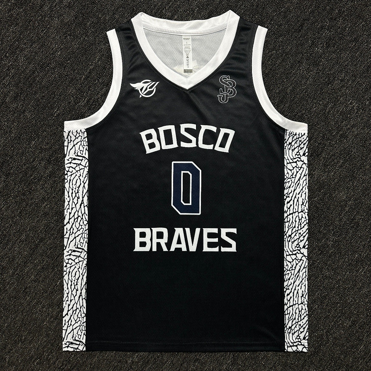 Basketball Uniform Suit Single Piece Free Black Digital Printing Watermark Jersey Quick-Drying Mesh Ball Uniform Game Basketball Uniform