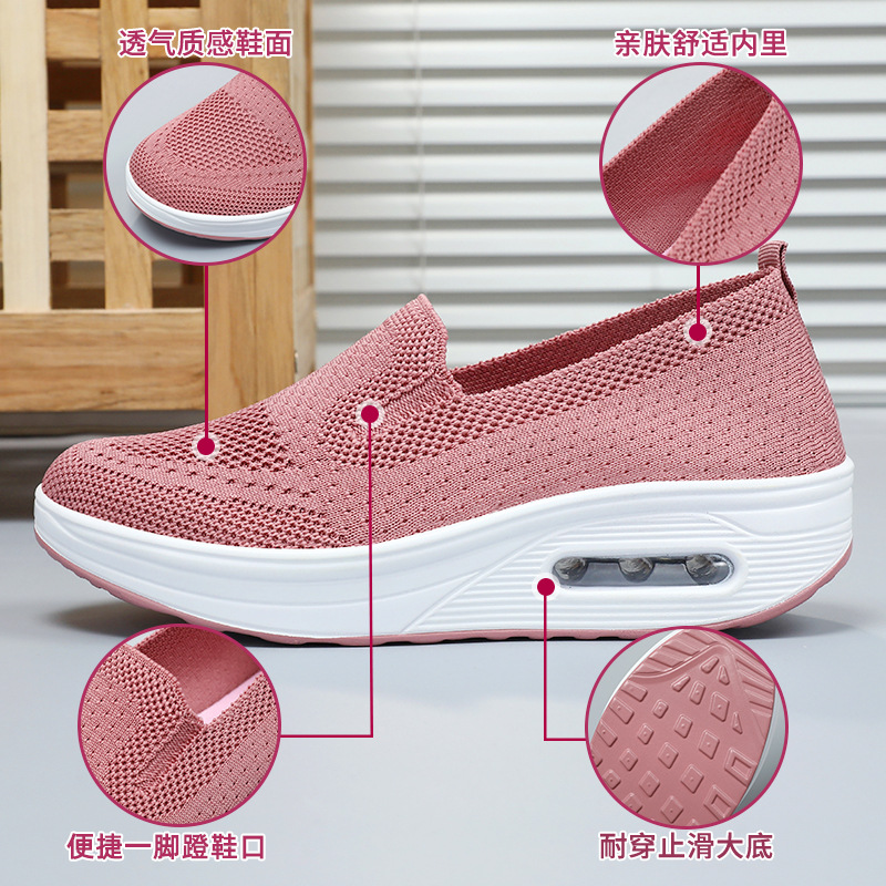 Changfeng zapatos, zapatos de verano para mujeres nuevos zapatos perezosos, zapatos casuales de gran tamaño transfronterizos, zapatos para madres