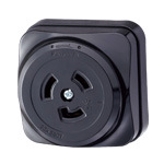 日本Panasonic松下明装工业插座WK2520B/WF2520B日式插座20A250V